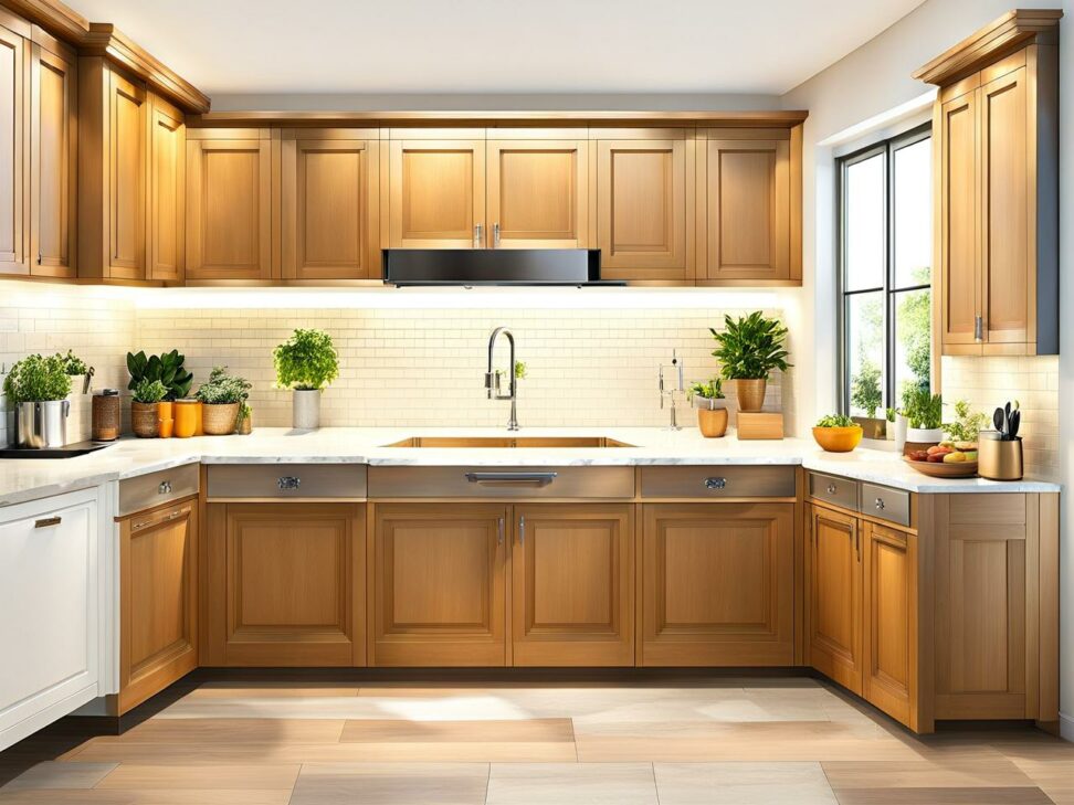 kitchen sink base cabinet with countertop