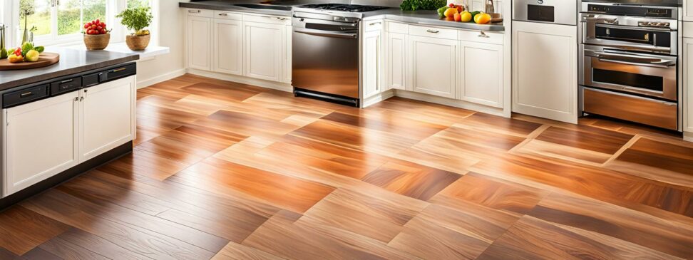 kitchens with vinyl flooring