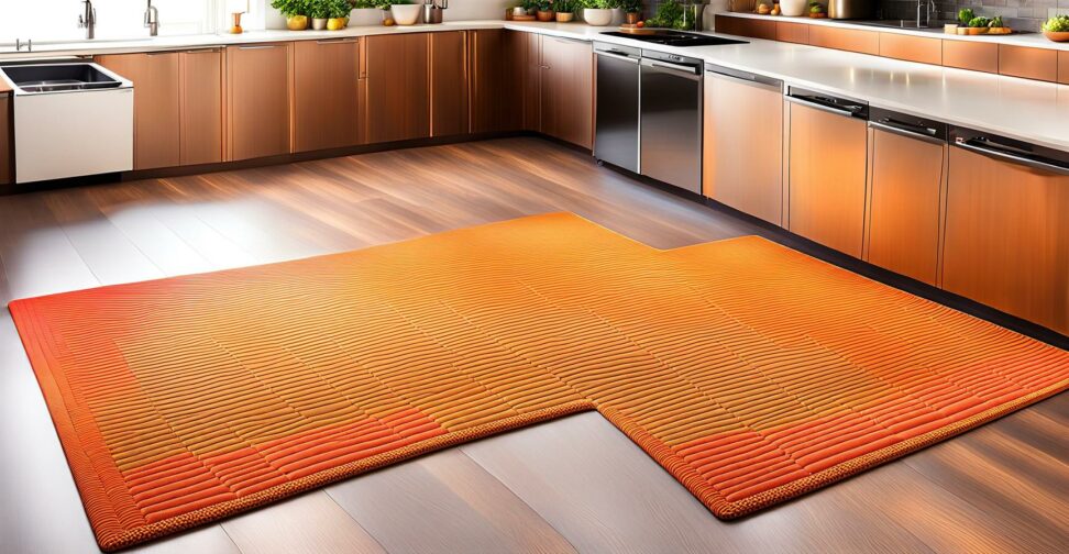 l shaped kitchen mat