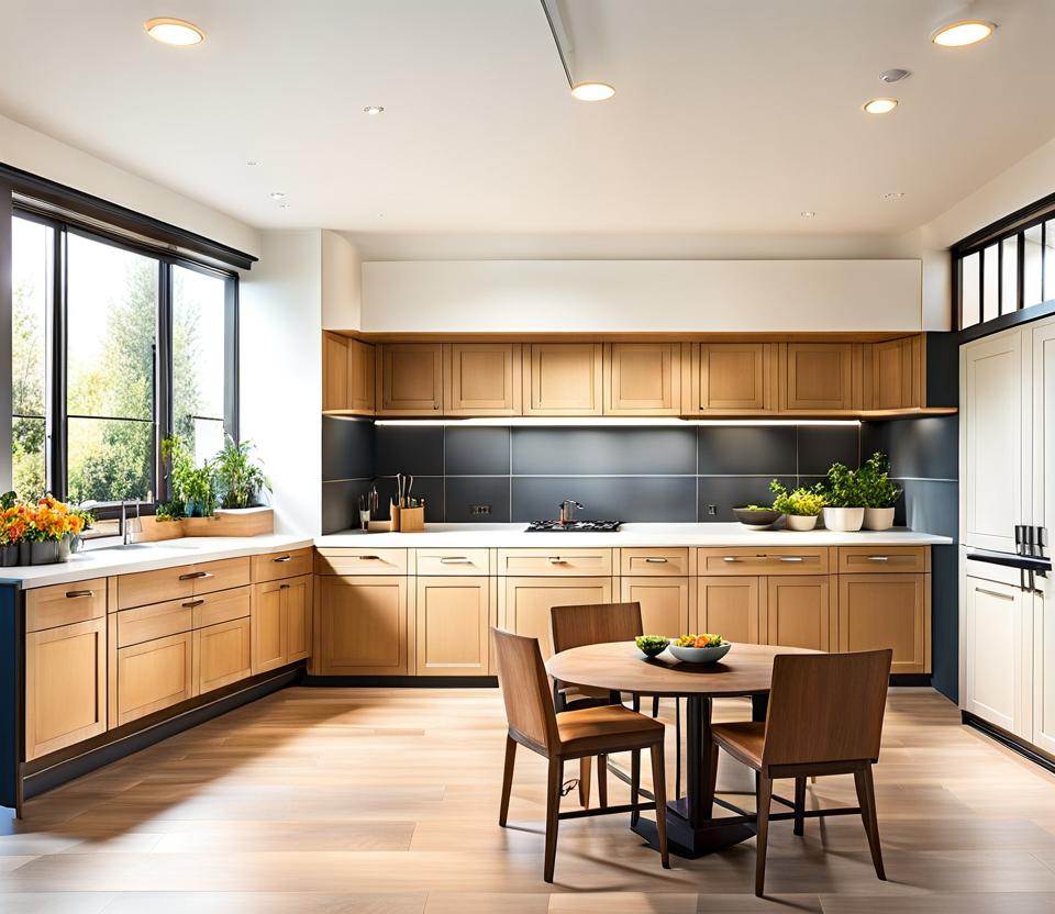l shaped kitchen remodel before and after
