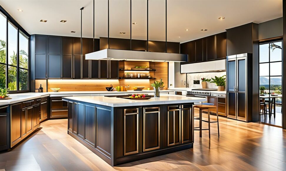 large kitchen islands with seating