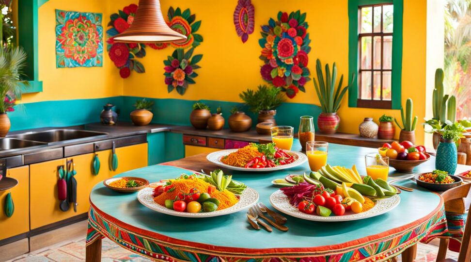 mexican style kitchen table