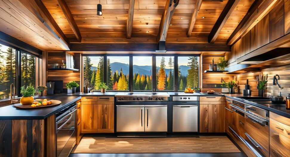 modern cabin kitchen ideas