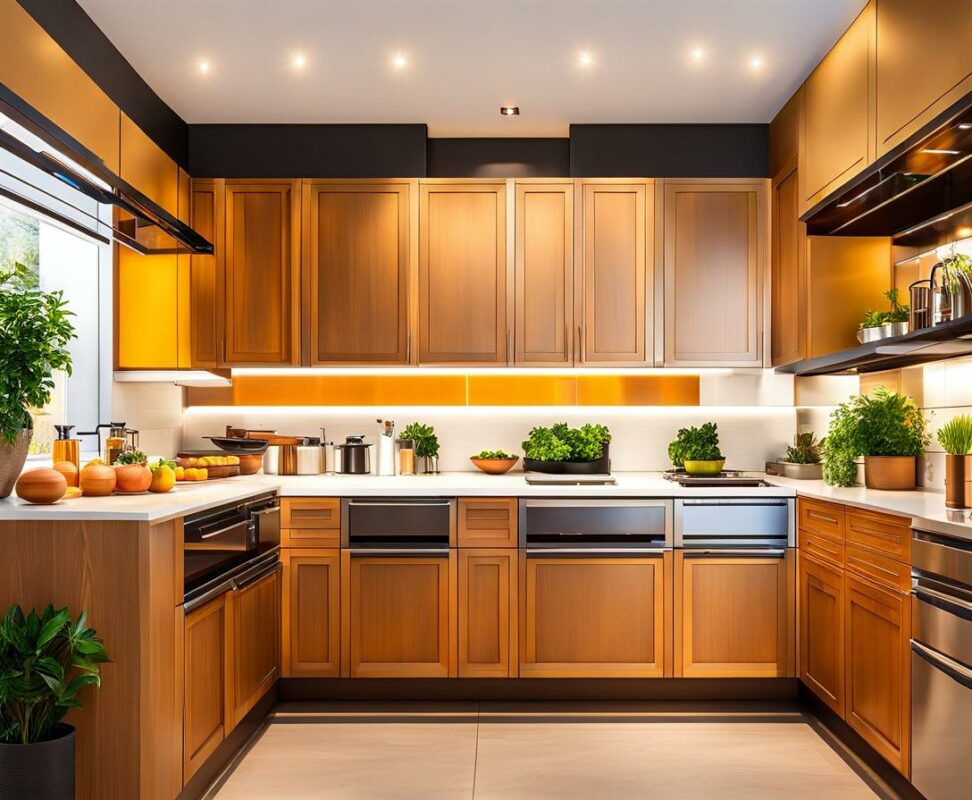 narrow depth kitchen cabinets