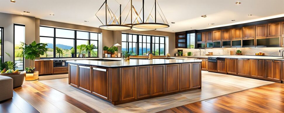 open concept kitchen floor plans with island