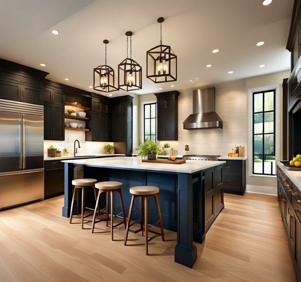 overhead kitchen light fixtures