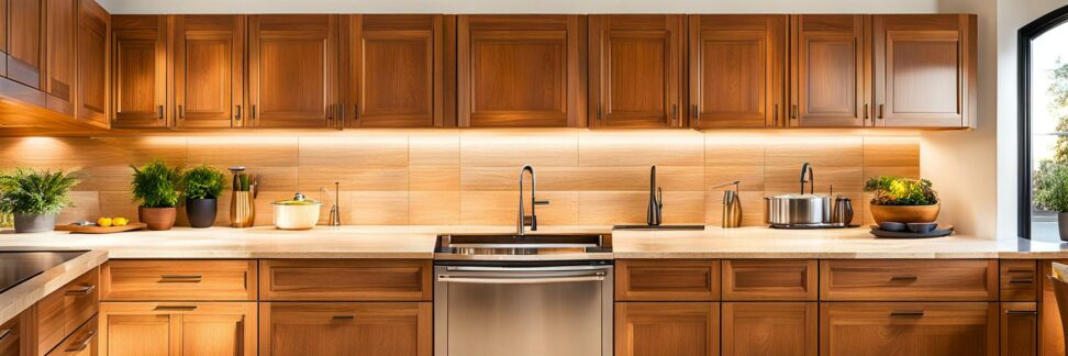 rift cut white oak kitchen cabinets