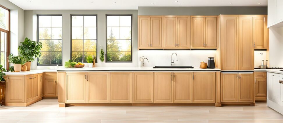 size of kitchen base cabinets