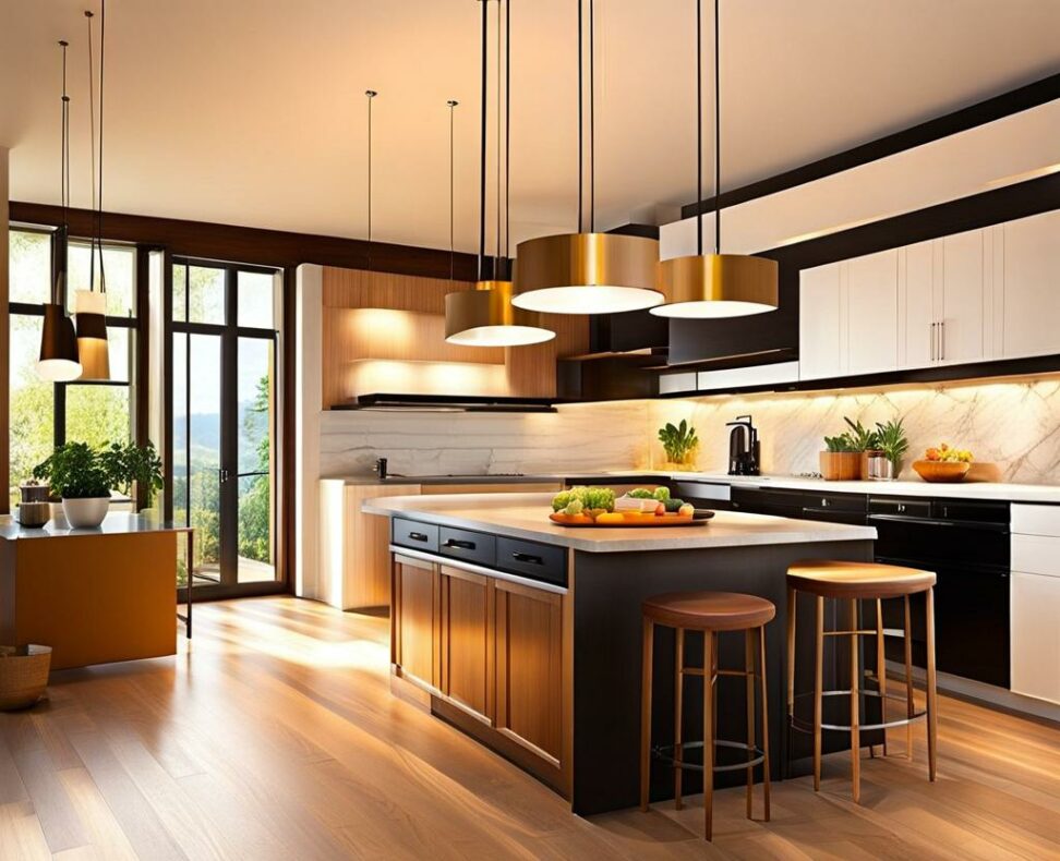small hanging lights for kitchen