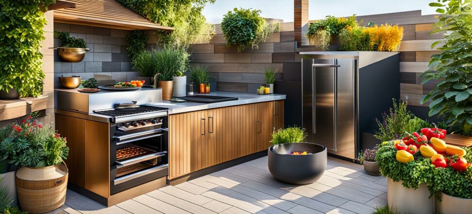 small outdoor kitchen ideas