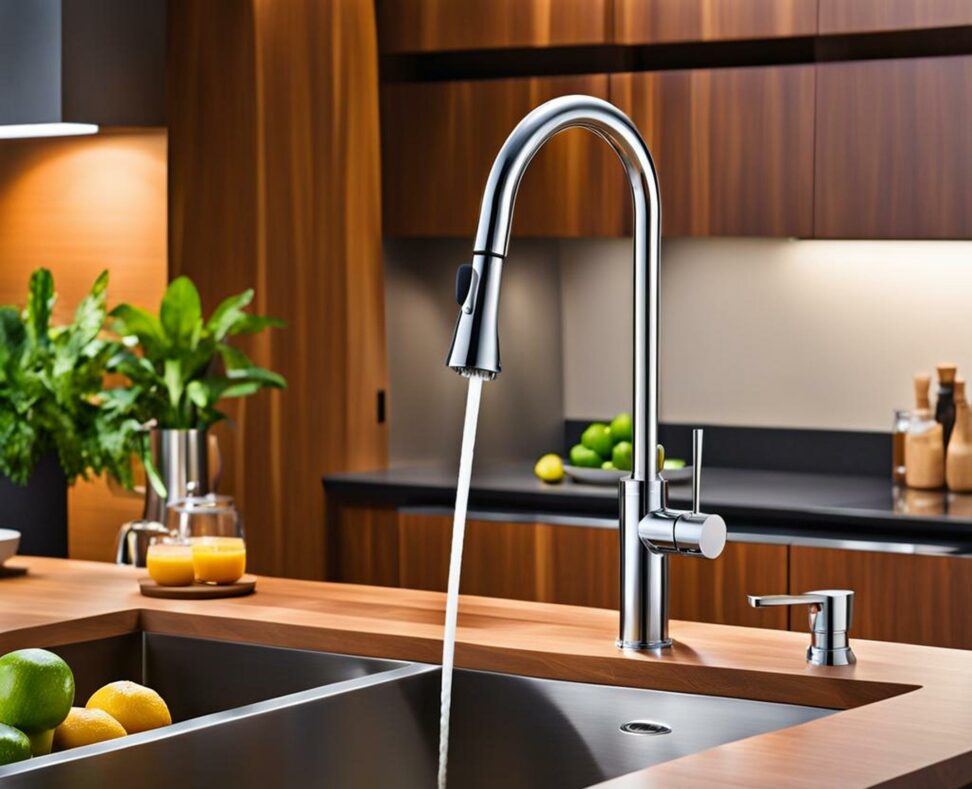 spot resistant stainless steel kitchen faucets