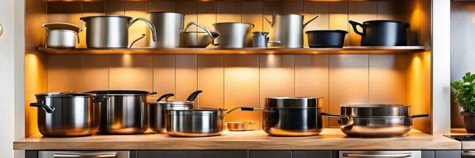 storage for pots and pans in the kitchen