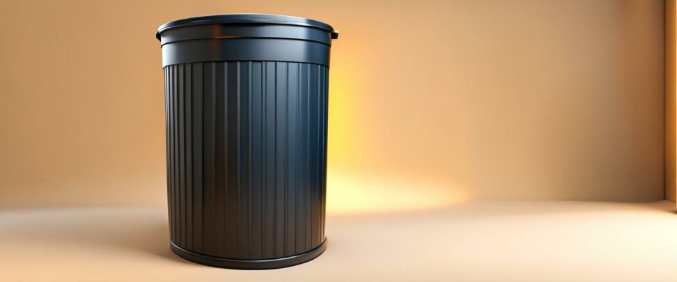 trash can sizes kitchen