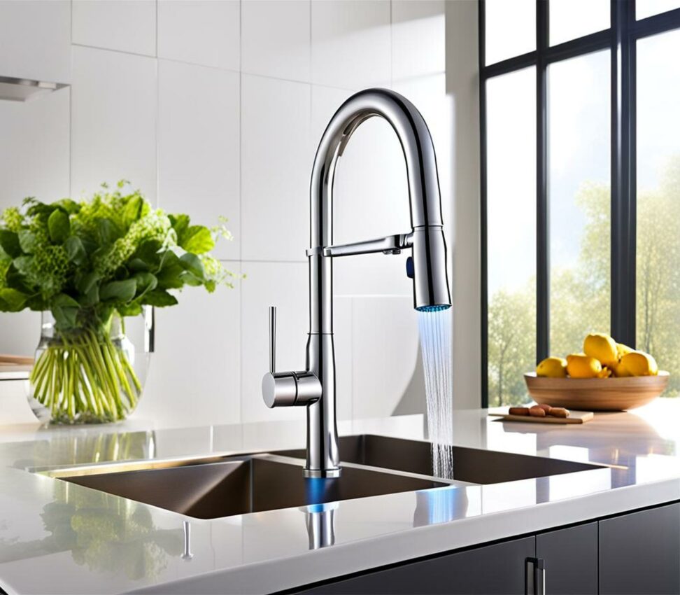 types of kitchen faucet handles