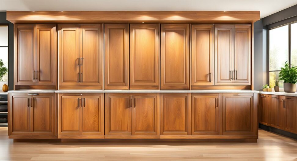 types of wooden kitchen cabinets