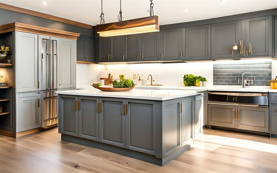 whale gray kitchen cabinets