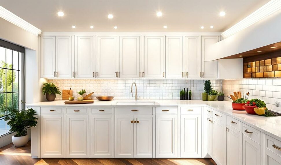 what backsplash goes with white cabinets