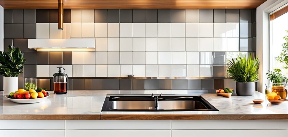 white and grey kitchen backsplash ideas