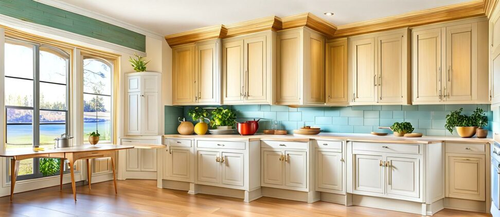 whitewash kitchen cabinets ideas