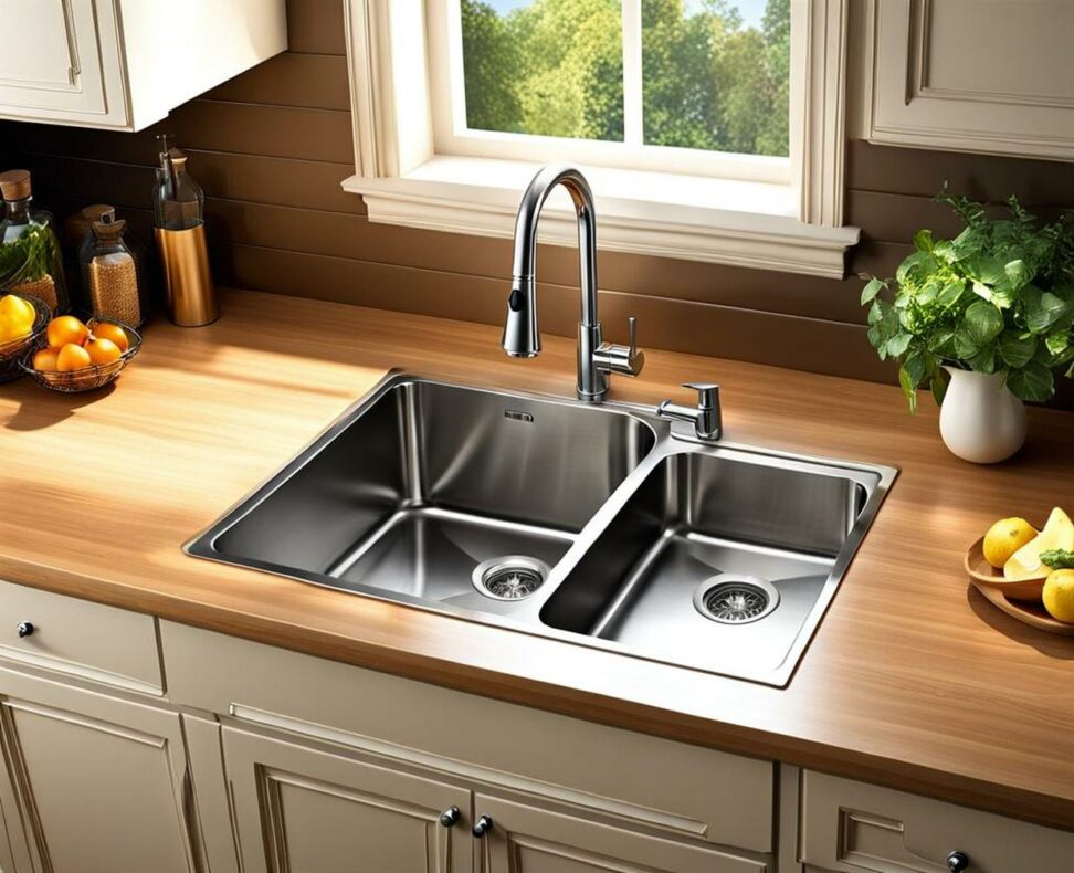 all in one drop in kitchen sink