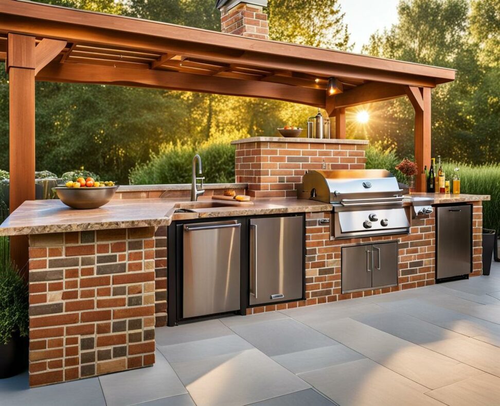brick outdoor kitchen ideas