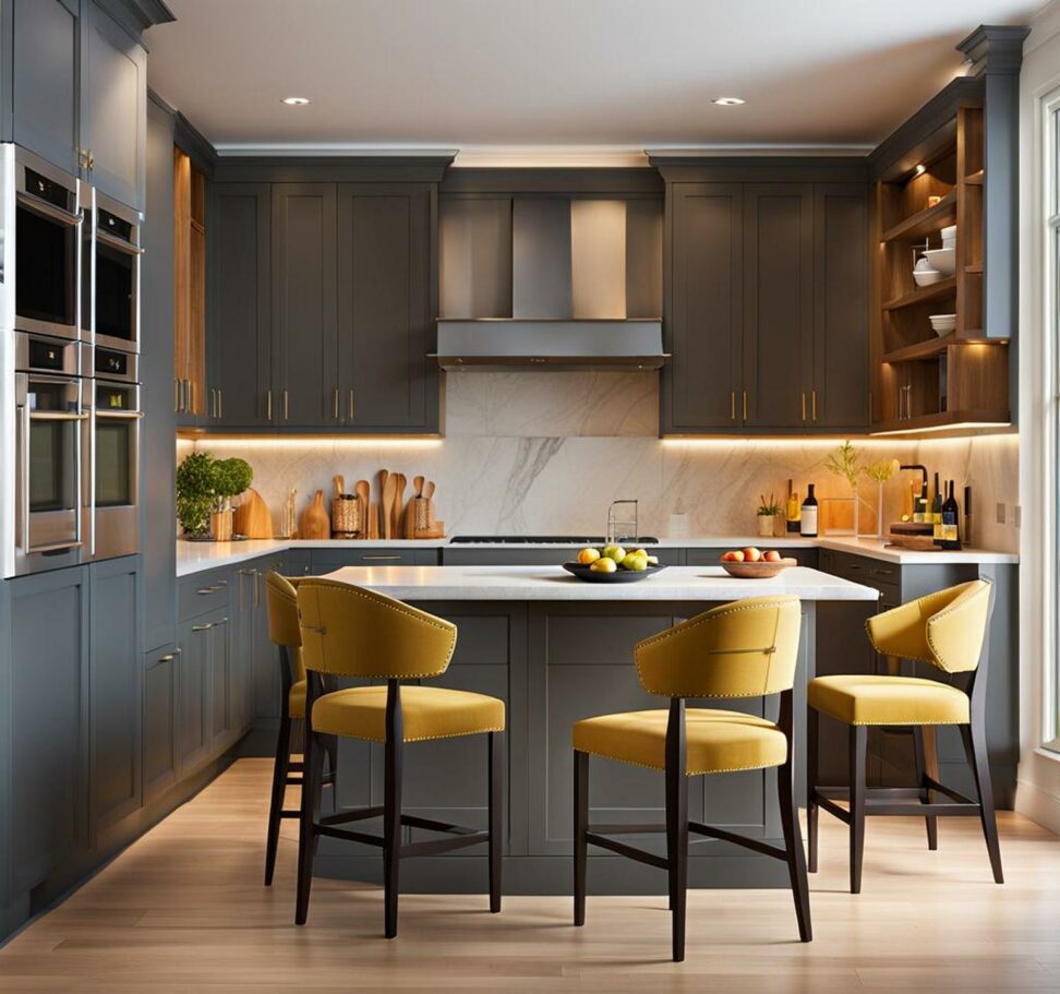 fabric chairs for kitchen table