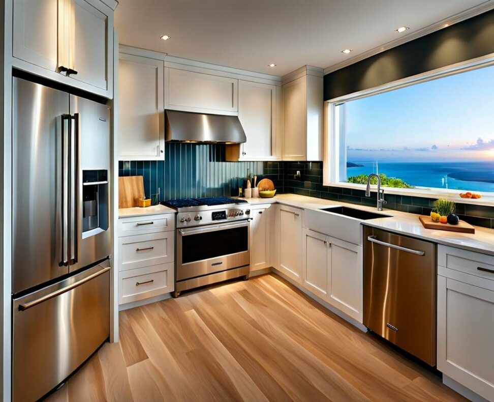 galley kitchen ideas with island