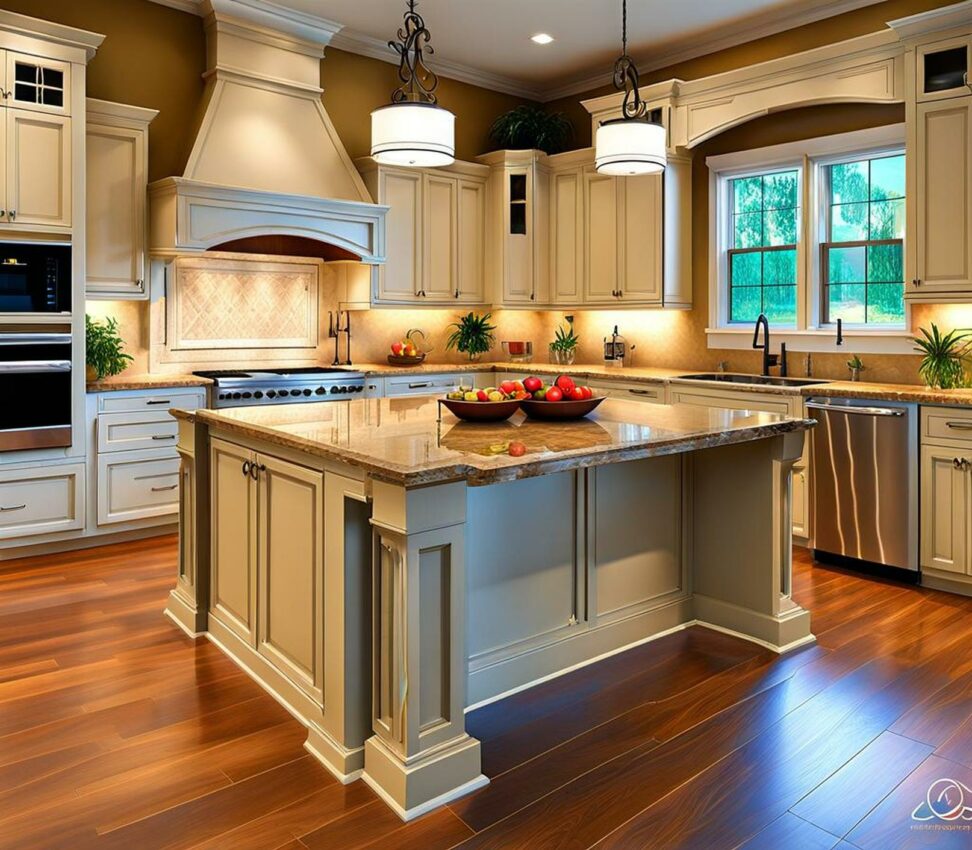 how to extend kitchen island