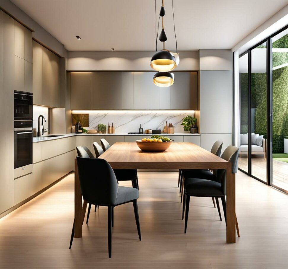 how to pair kitchen and dining lights