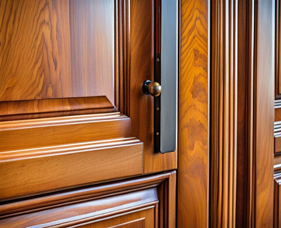 how to repair damaged kitchen cabinet doors