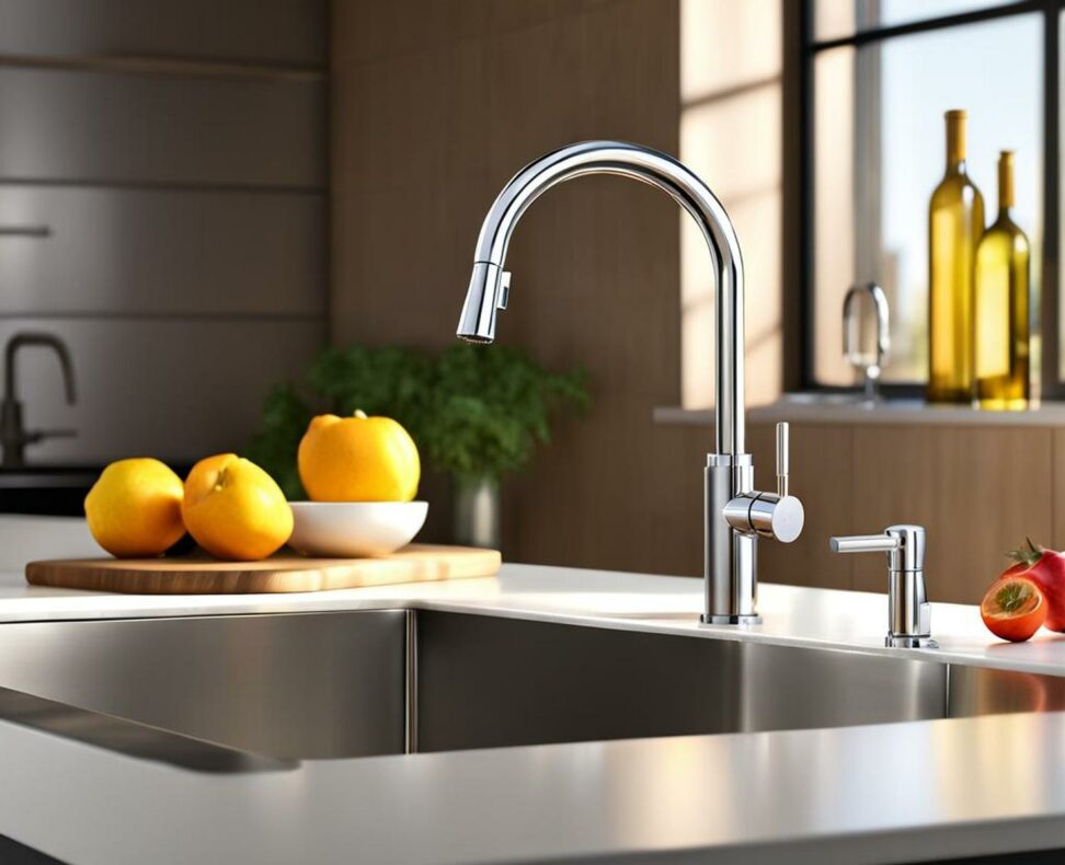 industrial kitchen faucet for home