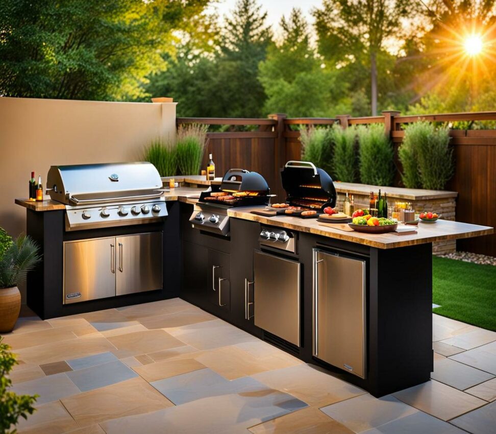 inexpensive outdoor kitchen ideas