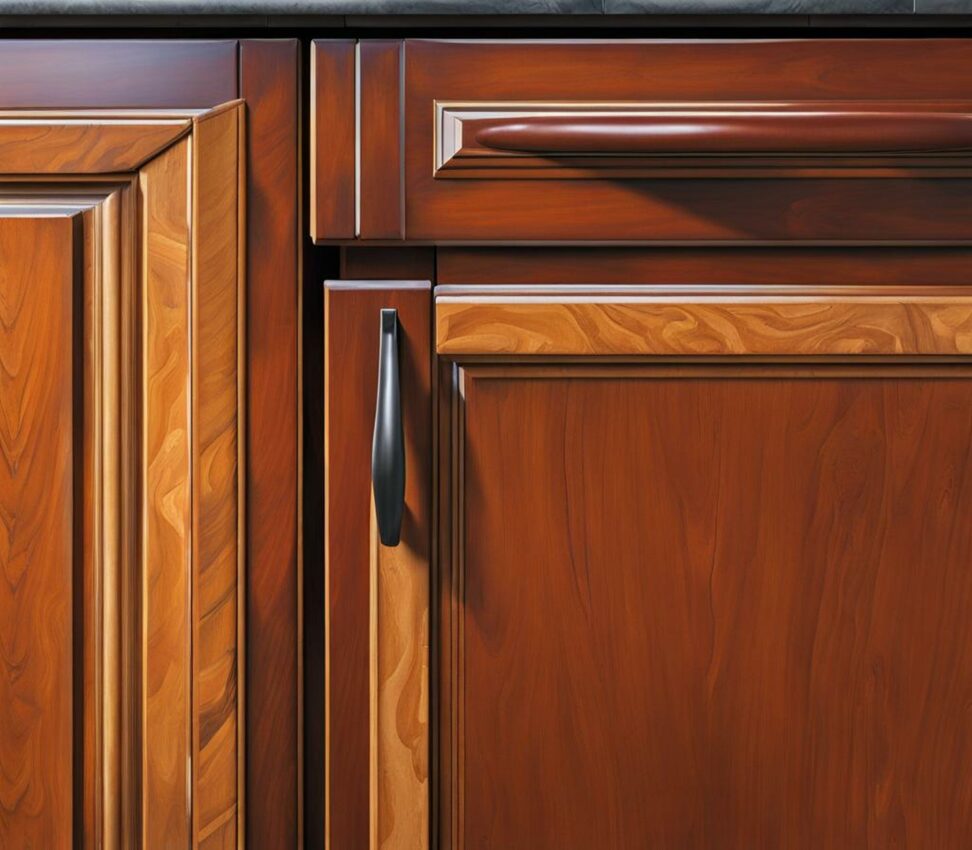 kitchen cabinet finish coming off