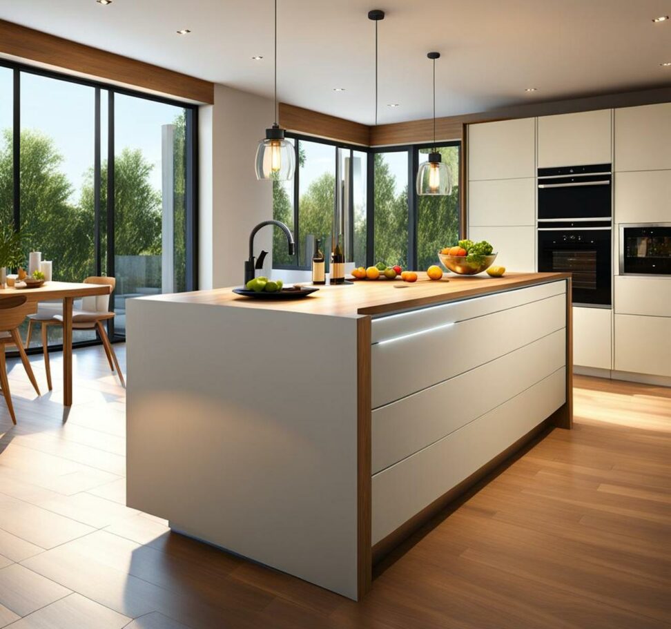 kitchen islands with overhang