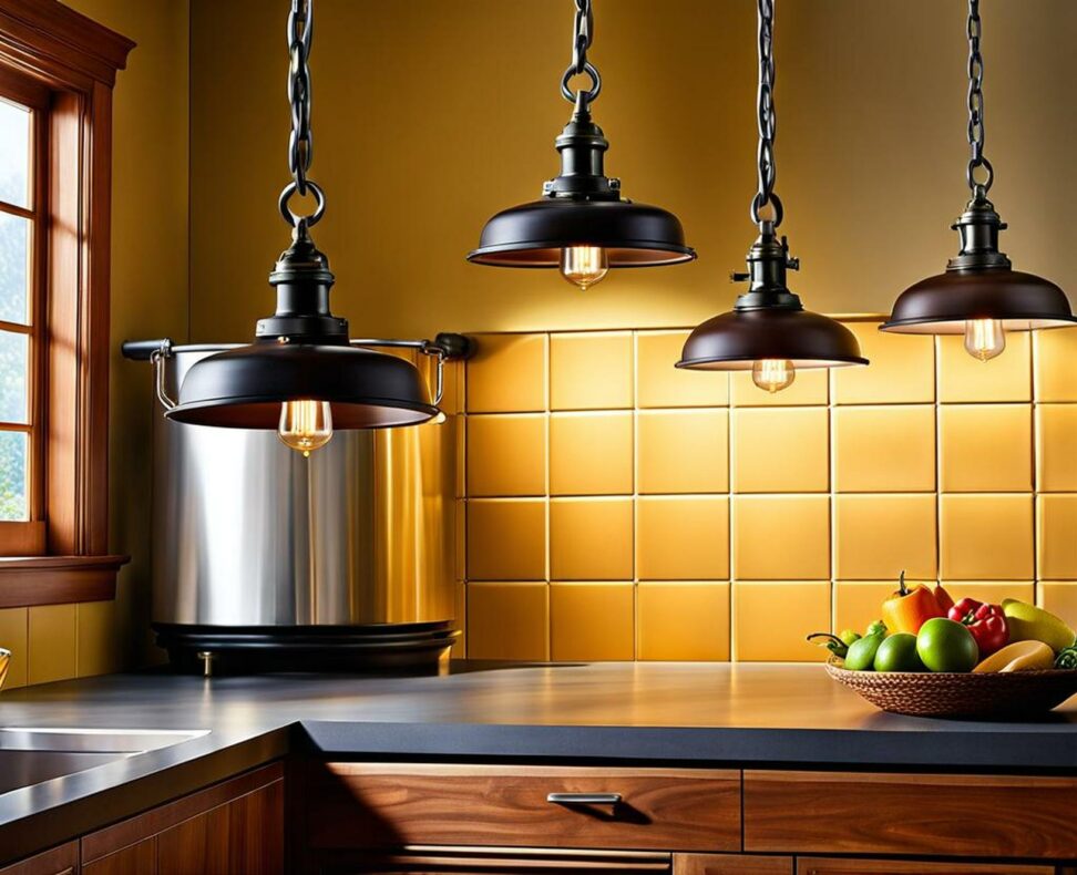 kitchen light with pull chain