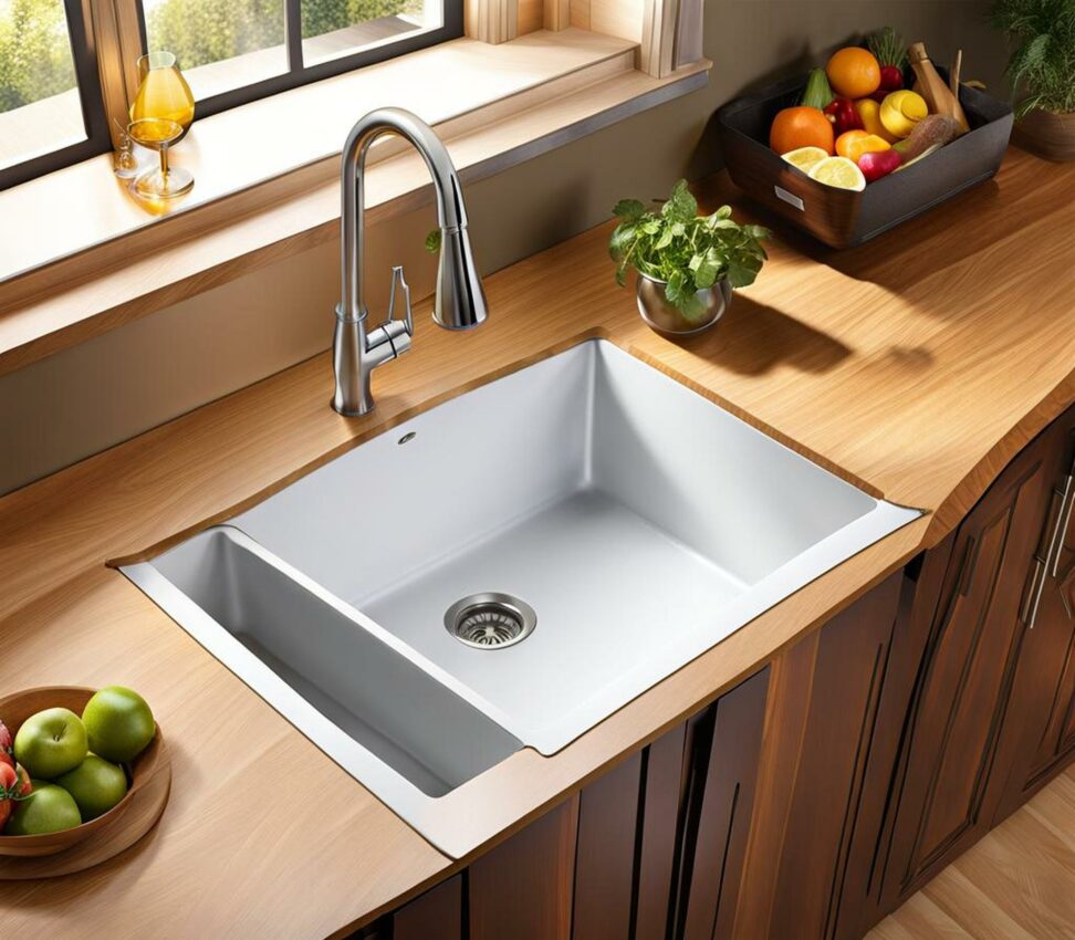 kitchen sink cutout size