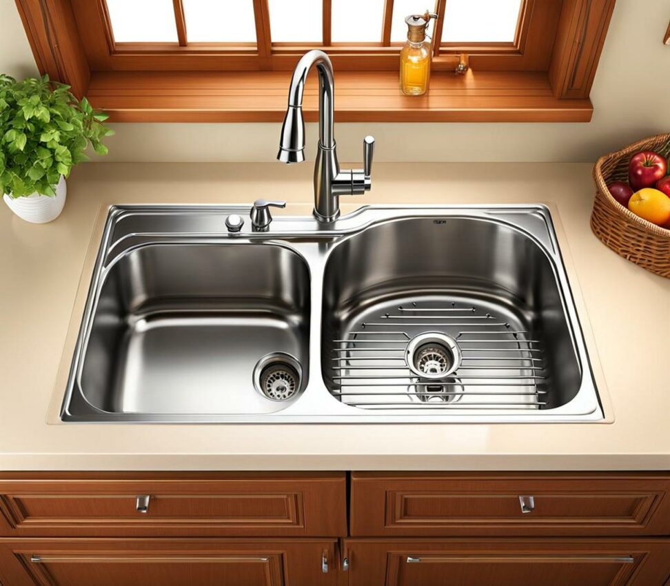 kitchen sink drain kit with dishwasher connection