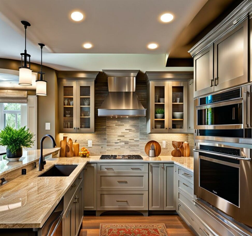 kitchen soffit decorating ideas