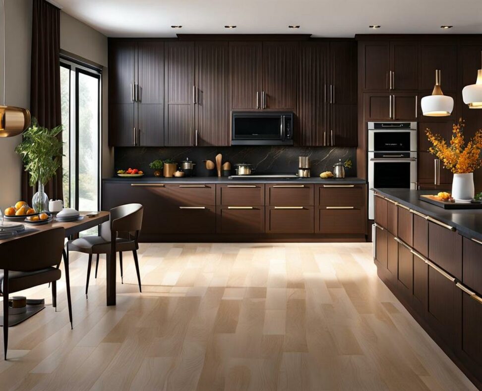 kitchens with espresso cabinets