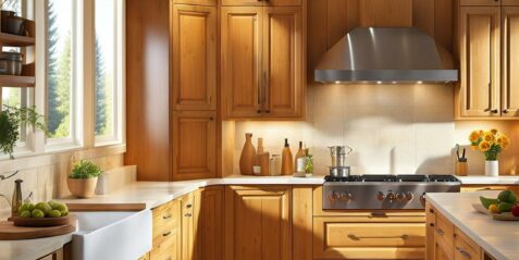 knotty pine kitchen cabinet doors