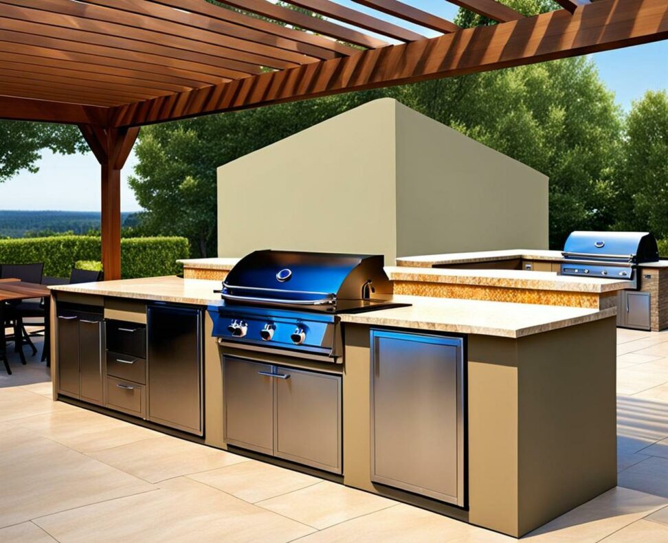 modular outdoor kitchen covers