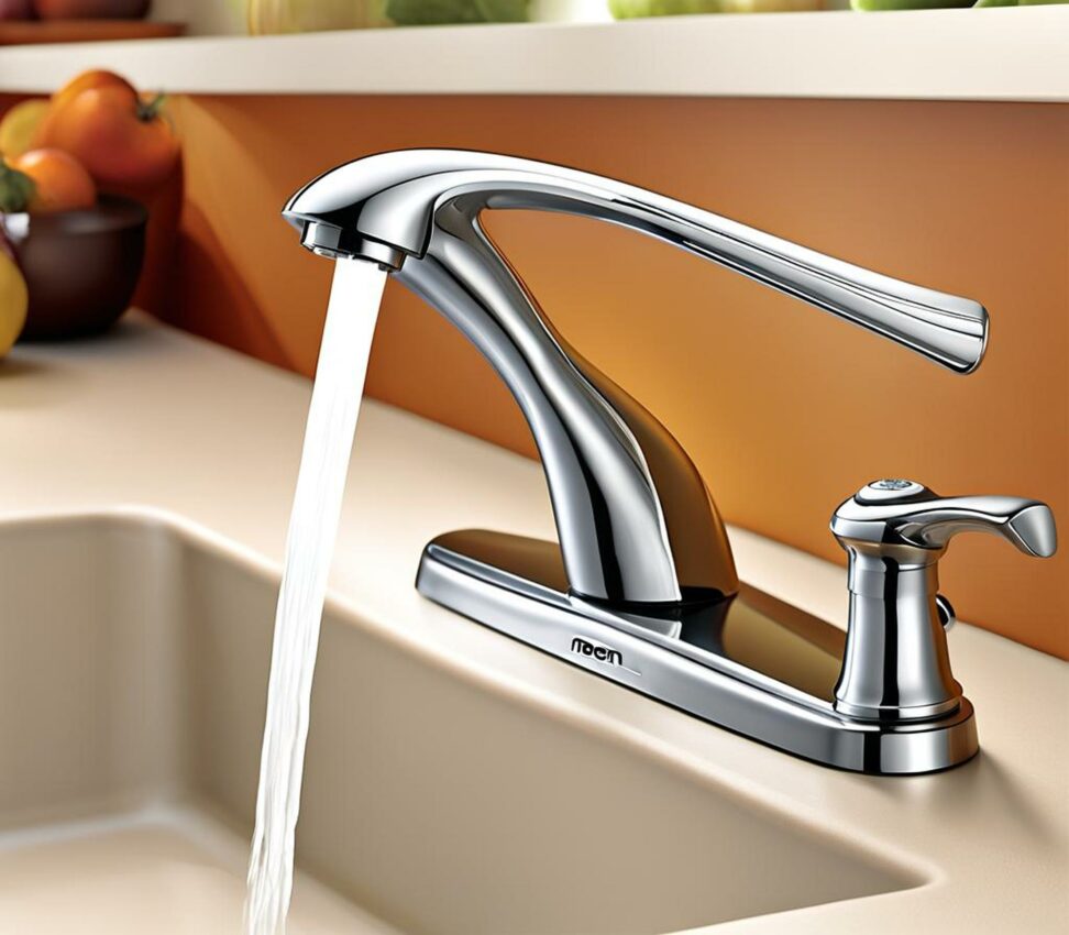remove moen kitchen faucet handle