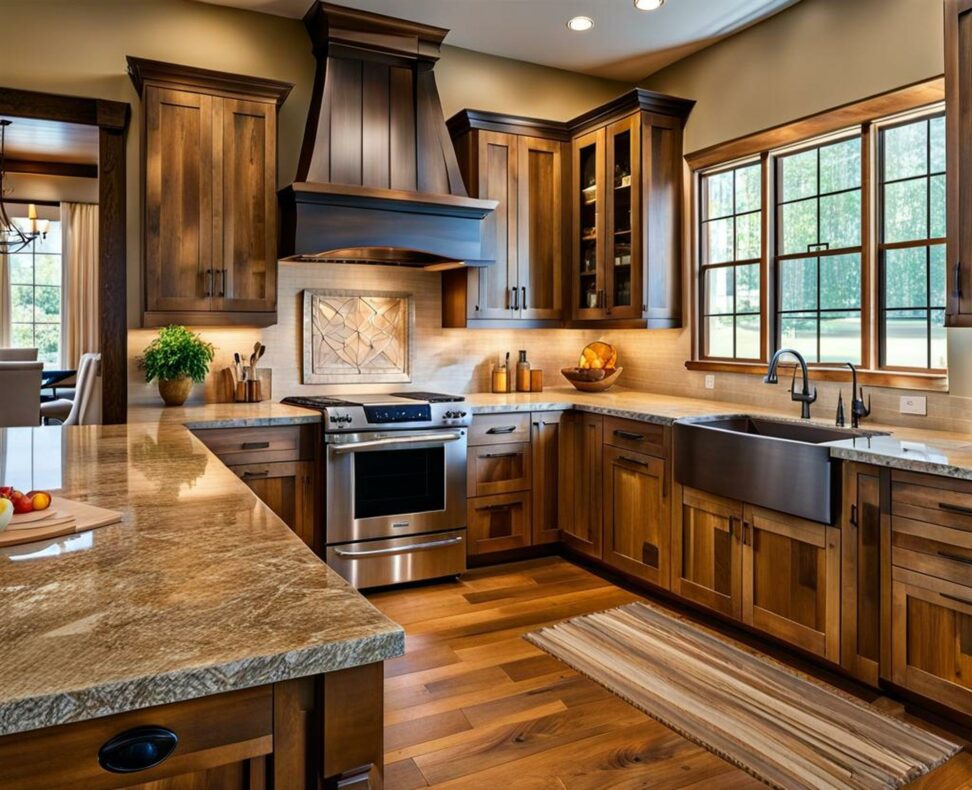 rustic kitchen cabinets diy