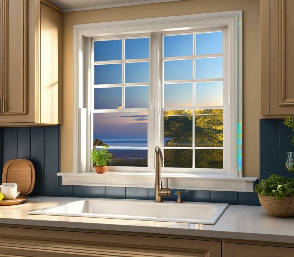small bay window for kitchen
