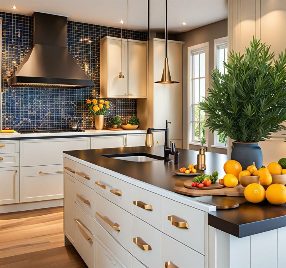 small kitchen counter decor ideas