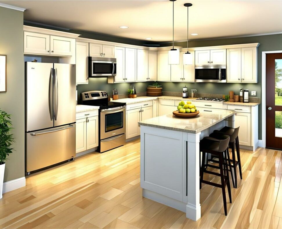 small kitchen floor plans with dimensions