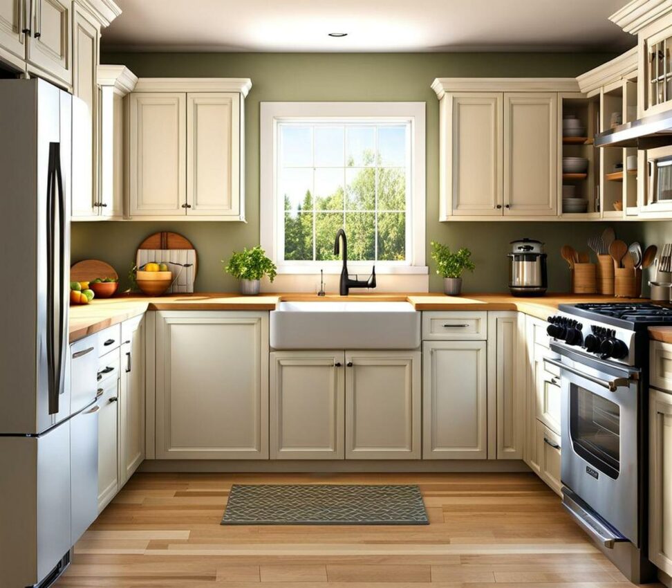 small kitchen hutch cabinet