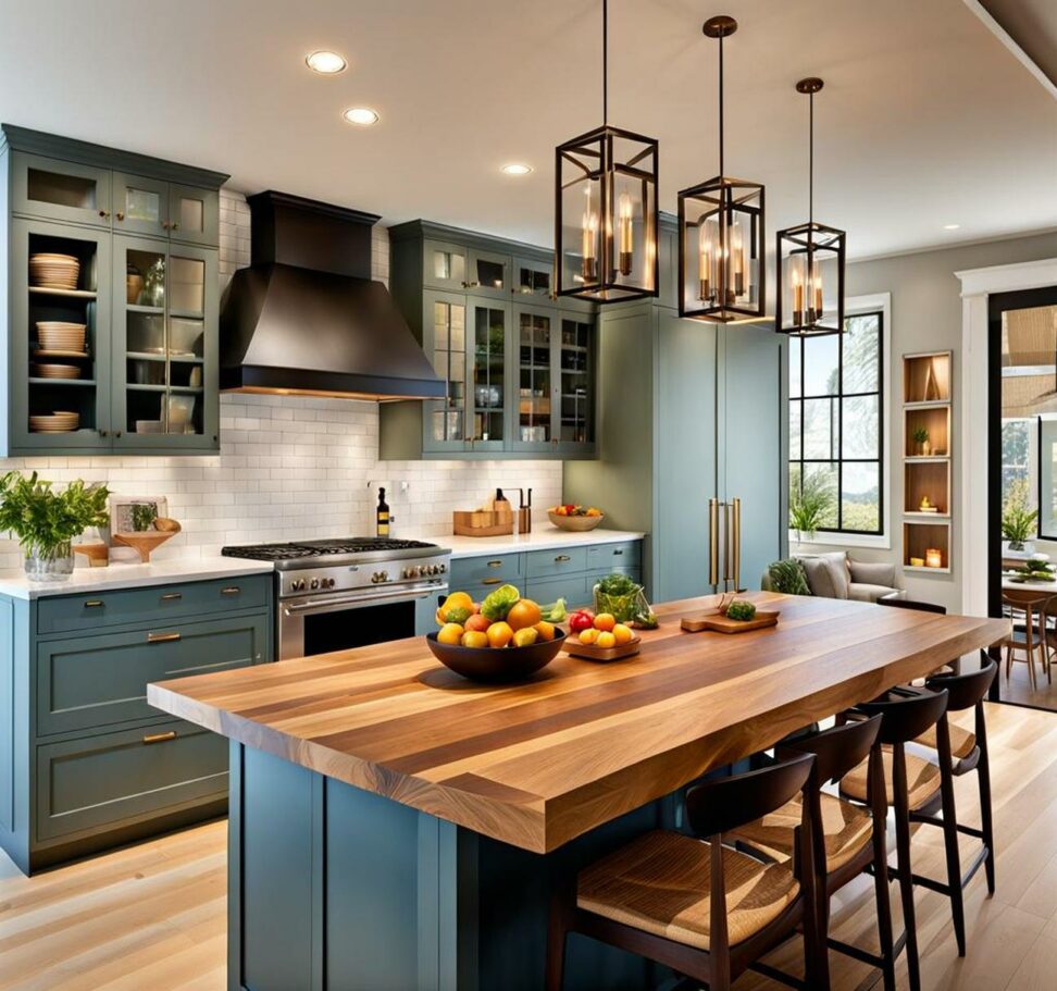 small kitchen island dining table combo