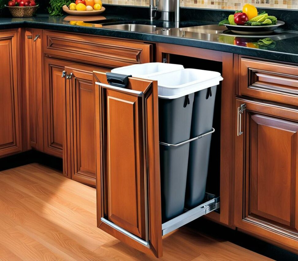 trash cans for kitchen cabinets
