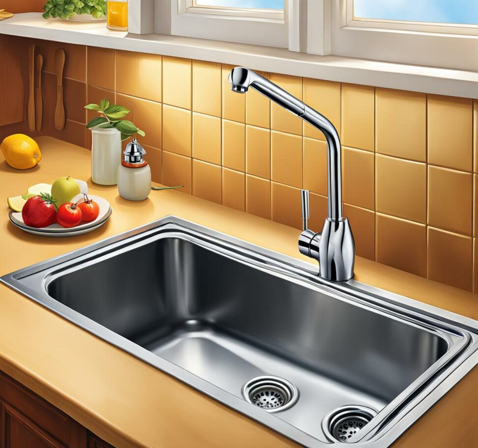 unclogging a kitchen sink